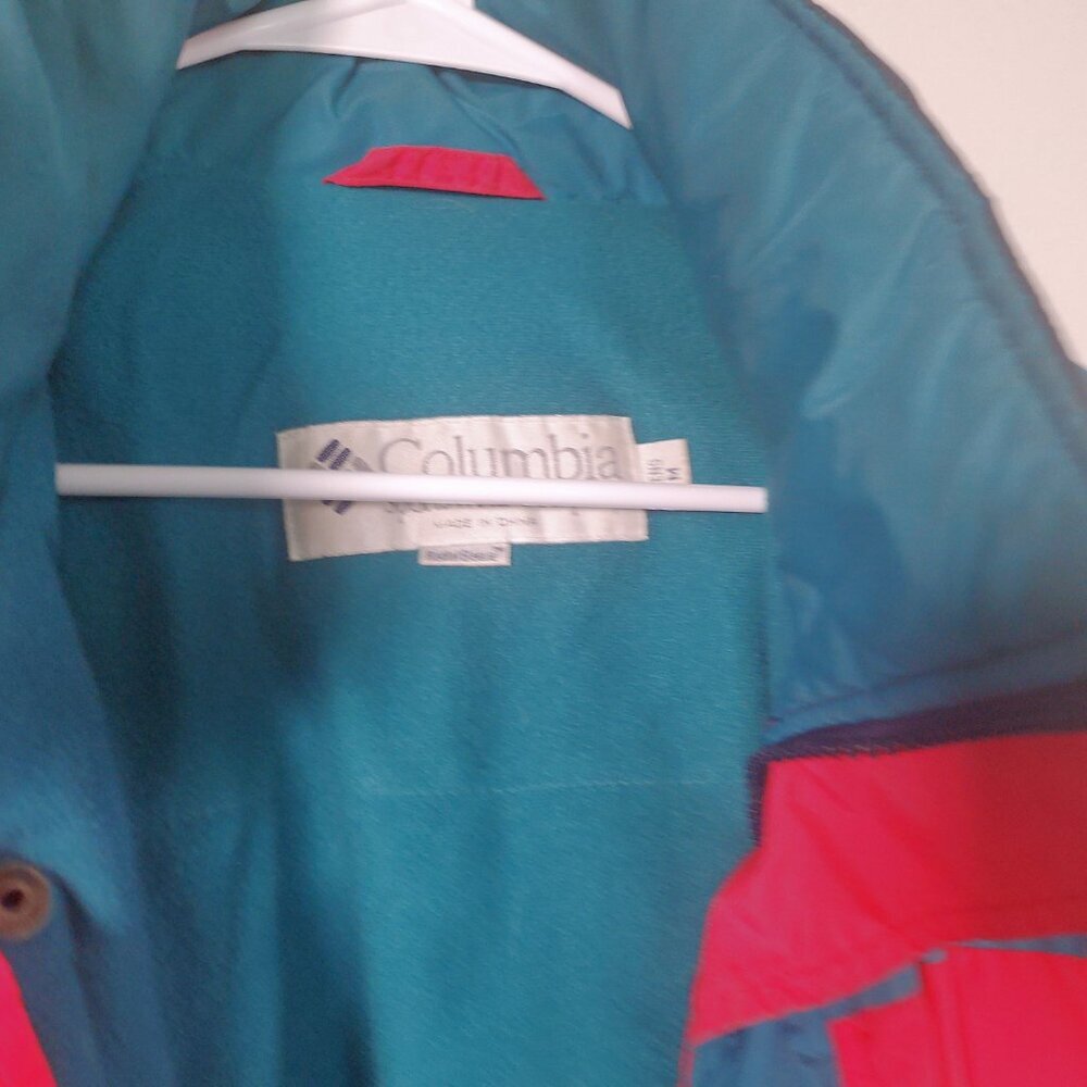 Vintage 80s 90s Columbia Sportswear Color Block Jacket Size Medium  Rare - Picture 5 of 14